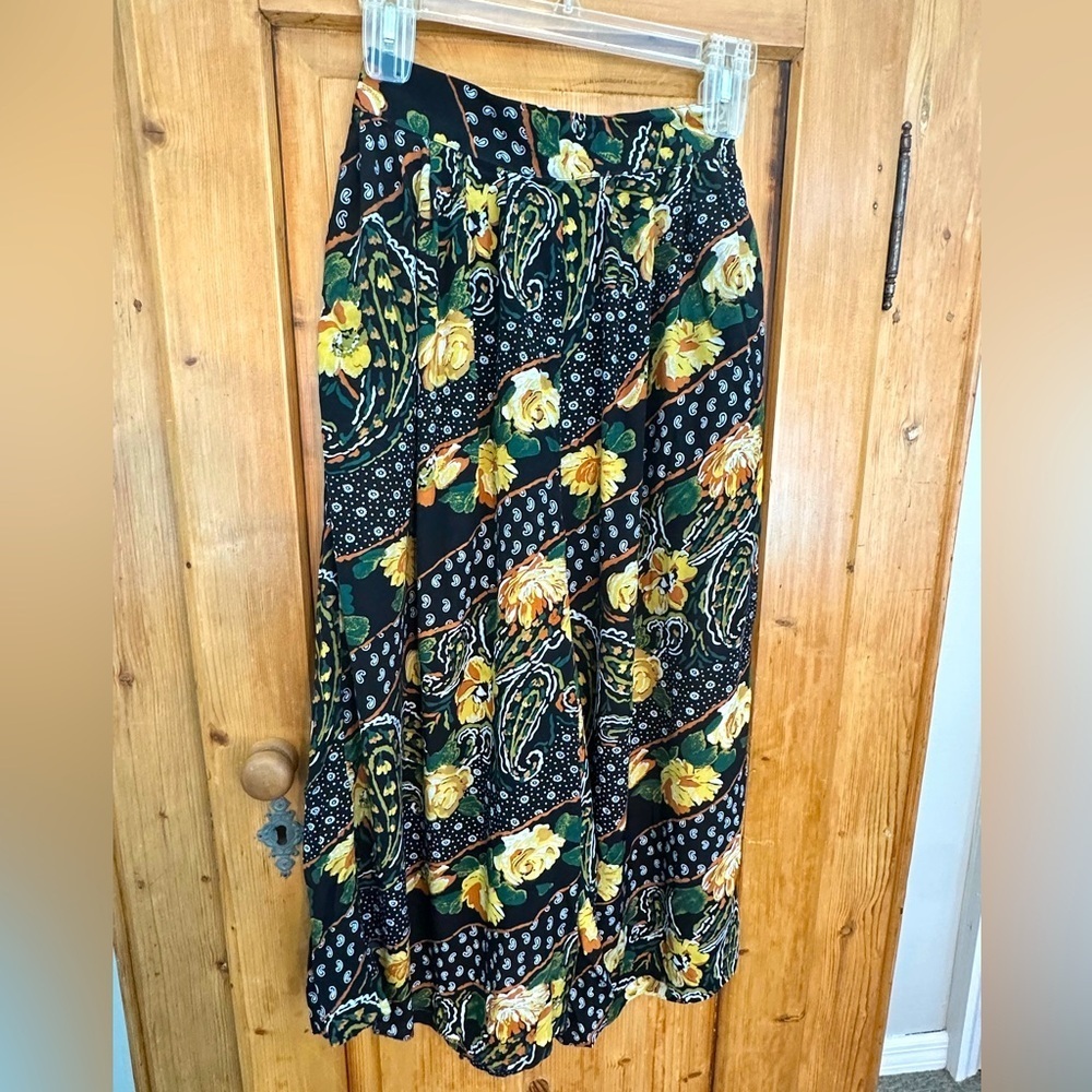 Vintage Gloria Lance Wide Leg Palazzo Pants High Waisted Size Small Y2K 90’s